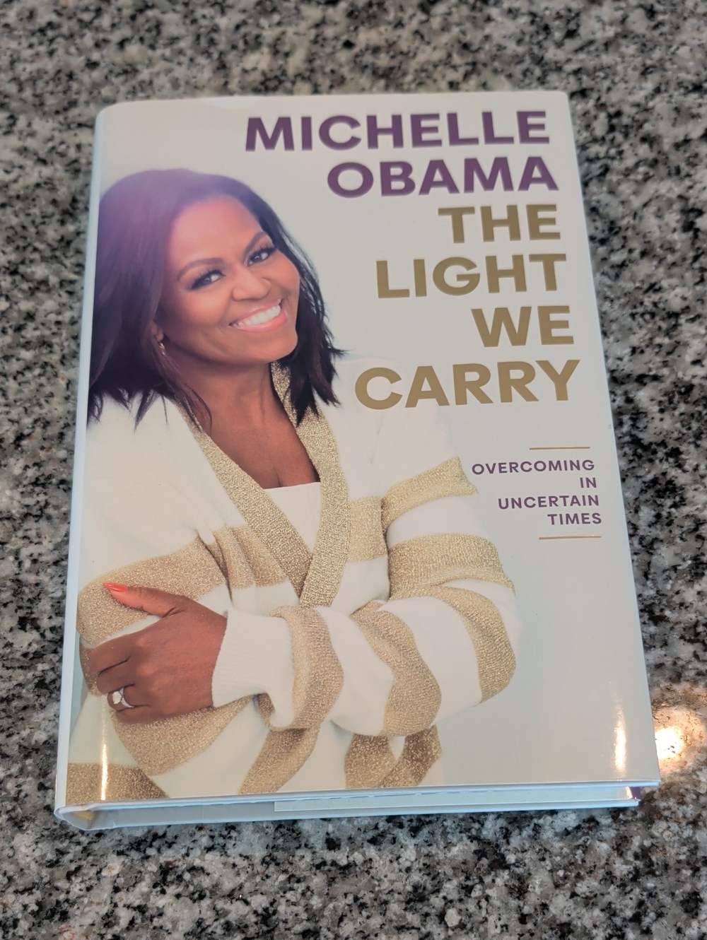 Michelle Obama The Light We Carry – White & Gold Hardcover